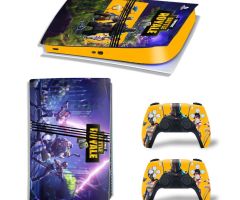 Fortnite-Battle-Royale-Yellow-Rarest-PS5-Pro-Skins-Console-Controller-Games-Theme-Decals-Stickers-Best-for-PlayStation-5-Pro-Digital-Disc-Edition-Cover-Plates-Skin_061