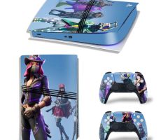 Fortnite-Blue-Mist-Rarest-PS5-Pro-Skins-Console-Controller-Games-Theme-Decals-Stickers-Best-for-PlayStation-5-Pro-Digital-Disc-Edition-Cover-Plates-Skin_074