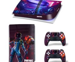 Fortnite-Blue-Red-Women-Rarest-PS5-Pro-Skins-Console-Controller-Games-Theme-Decals-Stickers-Best-for-PlayStation-5-Pro-Digital-Disc-Edition-Cover-Plates-Skin_069