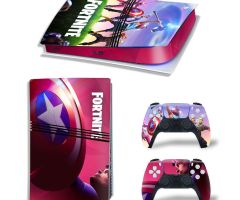 Fortnite-Captain-America-Rarest-PS5-Pro-Skins-Console-Controller-Games-Theme-Decals-Stickers-Best-for-PlayStation-5-Pro-Digital-Disc-Edition-Cover-Plates-Skin_027