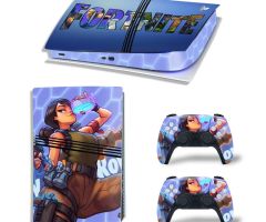 Fortnite-Cartoon-Drinking-Rarest-PS5-Pro-Skins-Console-Controller-Games-Theme-Decals-Stickers-Best-for-PlayStation-5-Pro-Digital-Disc-Edition-Cover-Plates-Skin_043