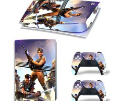 Fortnite-Cool-Posture-Blue-Rarest-PS5-Pro-Skins-Console-Controller-Games-Theme-Decals-Stickers-Best-for-PlayStation-5-Pro-Digital-Disc-Edition-Cover-Plates-Skin_108