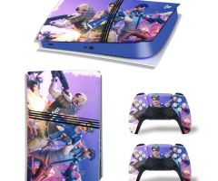 Fortnite-Firing-Blue-Purple-Rarest-PS5-Pro-Skins-Console-Controller-Games-Theme-Decals-Stickers-Best-for-PlayStation-5-Pro-Digital-Disc-Edition-Cover-Plates-Skin_094