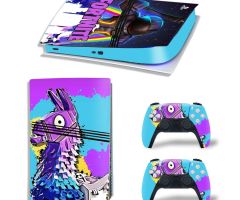 Fortnite-Painting-Colored-Llama-Rarest-PS5-Pro-Skins-Console-Controller-Games-Theme-Decals-Stickers-Best-for-PlayStation-5-Pro-Digital-Disc-Edition-Cover-Plates-Skin_067