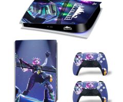 Fortnite-Pink-Girl-on-Dark-Blue-Rarest-PS5-Pro-Skins-Console-Controller-Games-Theme-Decals-Stickers-Best-for-PlayStation-5-Pro-Digital-Disc-Edition-Cover-Plates-Skin_076