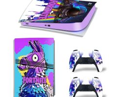 Fortnite-Purple-Painting-Horse-Rarest-PS5-Pro-Skins-Console-Controller-Games-Theme-Decals-Stickers-Best-for-PlayStation-5-Pro-Digital-Disc-Edition-Cover-Plates-Skin_095