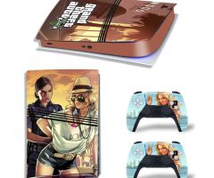 GTA-5-V-Beauty-Brown-Sights-Best-PS5-Pro-Skins-Console-Controller-Grand-Theft-Auto-6-V-VI-Decals-Stickers-for-PlayStation-5-Pro-Digital-Disc-Edition-Protective-Films_21_2