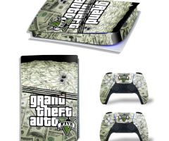 GTA-5-V-Covered-With-Dollars-Best-PS5-Pro-Skins-Console-Controller-Grand-Theft-Auto-6-V-VI-Decals-Stickers-for-PlayStation-5-Pro-Digital-Disc-Edition-Protective-Films_15_2