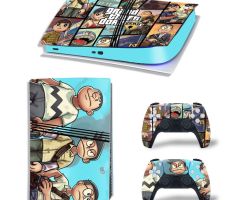 GTA-Dora-Zero-3-Roles-On-Blue-Best-PS5-Pro-Skins-Console-Controller-Grand-Theft-Auto-6-V-VI-Decals-Stickers-for-PlayStation-5-Pro-Digital-Disc-Edition-Protective-Films_11_2