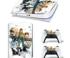 The-Last-Of-Us-Colored-Sketch-PS5-Pro-Skins-Console-And-Controllers-Wraps-Game-Movie-Theme-Decals-Stickers-for-PlayStation-5-Pro-Digital-Disc-Edition-Protective-Films_06
