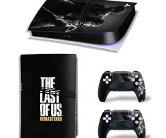 The-Last-Of-Us-Remastered-On-Black-PS5-Pro-Skins-Console-And-Controllers-Wraps-Game-Movie-Theme-Decals-Stickers-for-PlayStation-5-Pro-Digital-Disc-Edition-Protective-Films_34