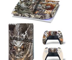 Aged-Ancestral-Dragon-Clouding-Pattern-PS5-Pro-Skins-Console-Controllers-Wraps-Movies-Theme-Decals-Stickers-for-PlayStation-5-4-Pro-Digital-Disc-Edition-Protective-Films_018