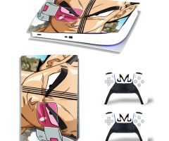 Dragon-Ball-Cool-Vegeta-With-Glass-PS5-Pro-Skins-Console-Controllers-Wraps-Movies-Theme-Decals-Stickers-for-PlayStation-5-4-Pro-Digital-Disc-Edition-Protective-Films_048