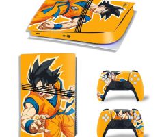 Dragon-Ball-Goku-Large-Pic-On-Orange-PS5-Pro-Skins-Console-Controllers-Wraps-Movies-Theme-Decals-Stickers-for-PlayStation-5-4-Pro-Digital-Disc-Edition-Protective-Films_114