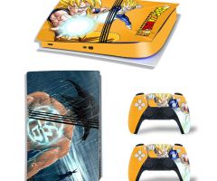 Dragon-Ball-Super-Energy-Attack-Yellow-PS5-Pro-Skins-Console-Controllers-Wraps-Movies-Theme-Decals-Stickers-for-PlayStation-5-4-Pro-Digital-Disc-Edition-Protective-Films_083