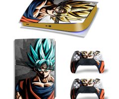 Dragon-Ball-Super-Saiyan-Yellow-PS5-Pro-Skins-Console-Controllers-Wraps-Movies-Theme-Decals-Stickers-for-PlayStation-5-4-Pro-Digital-Disc-Edition-Protective-Films_094
