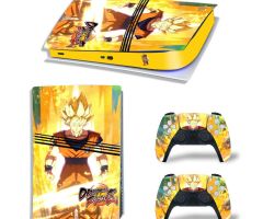 Dragon-Ball-Z-Goku-In-Combat-Golden-PS5-Pro-Skins-Console-Controllers-Wraps-Movies-Theme-Decals-Stickers-for-PlayStation-5-4-Pro-Digital-Disc-Edition-Protective-Films_023