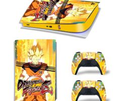 Dragonball-Fighter-Z-Gold-PS5-Pro-Skins-Console-Controllers-Wraps-Movies-Theme-Decals-Stickers-for-PlayStation-5-4-Pro-Digital-Disc-Edition-Protective-Films_024