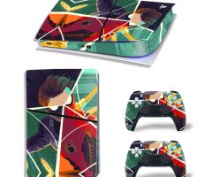 Spider-Man-Cartoon-Green-PS5-Slim-Skins-Console-Controller-Wraps-Cover-Plates-Decals-Stickers-Set-for-Sony-PlayStation-5-Slim-Digital-Disc-Edition-Game-Theme_48