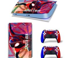 Spider-Man-Miles-Morales-Blue-Red-PS5-Slim-Skins-Console-Controller-Wraps-Cover-Plates-Decals-Stickers-Set-for-Sony-PlayStation-5-Slim-Digital-Disc-Edition-Game-Theme_18