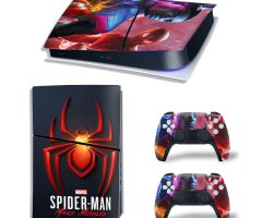 Spider-Man-Miles-Morales-True-Face-PS5-Slim-Skins-Console-Controller-Wraps-Cover-Plates-Decals-Stickers-Set-for-Sony-PlayStation-5-Slim-Digital-Disc-Edition-Game-Theme_25
