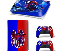 Spider-Man-Morales-Miles-Cartoon-Red-Blue-PS5-Slim-Skins-Console-Controller-Wraps-Cover-Plates-Decals-Stickers-Set-for-Sony-PlayStation-5-Slim-Digital-Disc-Edition-Game-Theme_37