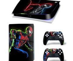 Spider-Man-Running-PS5-Slim-Skins-Console-Controller-Wraps-Cover-Plates-Decals-Stickers-Set-for-Sony-PlayStation-5-Slim-Digital-Disc-Edition-Game-Theme_71