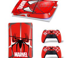 Spider-Man-Teeth-Red-PS5-Slim-Skins-Console-Controller-Wraps-Cover-Plates-Decals-Stickers-Set-for-Sony-PlayStation-5-Slim-Digital-Disc-Edition-Game-Theme_49