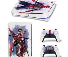 Spider-Man-and-Iron-Man-PS5-Slim-Skins-Console-Controller-Wraps-Cover-Plates-Decals-Stickers-Set-for-Sony-PlayStation-5-Slim-Digital-Disc-Edition-Game-Theme_63