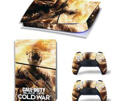 Call-of-Duty-Black-OPS-Cold-War-Gold-PS5-Slim-Skins-Console-Controller-Wraps-Cover-Plates-Decals-Stickers-for-Sony-PlayStation-5-Slim-Digital-Disc-Edition-Customized-Game-Theme_23