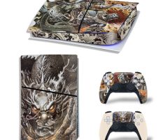 Aged-Ancestral-Dragon-Clouding-Pattern-PS5-Slim-Skins-Console-Controllers-Wraps-Movies-Theme-Decals-Stickers-for-PlayStation-5-4-Slim-Digital-Disc-Edition-Protective-Films_018