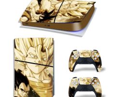 Dragon-Ball-Contempt-Face-Dark-Yellow-PS5-Slim-Skins-Console-Controllers-Wraps-Movies-Theme-Decals-Stickers-for-PlayStation-5-4-Slim-Digital-Disc-Edition-Protective-Films_073