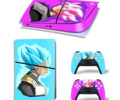 Dragon-Ball-Z-Profile-Pink-Cyan-PS5-Slim-Skins-Console-Controllers-Wraps-Movies-Theme-Decals-Stickers-for-PlayStation-5-4-Slim-Digital-Disc-Edition-Protective-Films_053