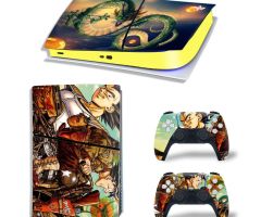 Dragon-Balls-Biker-Goku-And-Shenron-PS5-Slim-Skins-Console-Controllers-Wraps-Movies-Theme-Decals-Stickers-for-PlayStation-5-4-Slim-Digital-Disc-Edition-Protective-Films_012