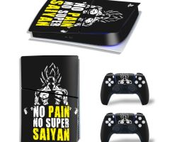 DragonBall-No-Pain-No-Super-Saiyan-PS5-Slim-Skins-Console-Controllers-Wraps-Movies-Theme-Decals-Stickers-for-PlayStation-5-4-Slim-Digital-Disc-Edition-Protective-Films_008