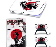 Goku-Under-Plum-Blossom-Ink-Wash-Painting-PS5-Slim-Skins-Console-Controllers-Wraps-Movies-Theme-Decals-Stickers-for-PlayStation-5-4-Slim-Digital-Disc-Edition-Protective-Films_042