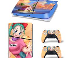 Pretty-Bulma-And-Dragon-Ball-PS5-Slim-Skins-Console-Controllers-Wraps-Movies-Theme-Decals-Stickers-for-PlayStation-5-4-Slim-Digital-Disc-Edition-Protective-Films_080