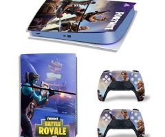 Fortnite-Battle-Royale-Shooting-Rarest-PS5-Slim-Skins-Console-Controller-Games-Theme-Decals-Stickers-Best-for-PlayStation-5-Slim-Digital-Disc-Edition-Cover-Plates-Skin_083