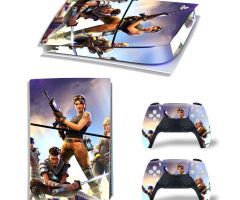 Fortnite-Cool-Posture-Blue-Rarest-PS5-Slim-Skins-Console-Controller-Games-Theme-Decals-Stickers-Best-for-PlayStation-5-Slim-Digital-Disc-Edition-Cover-Plates-Skin_108