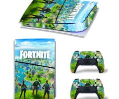 Fortnite-Green-World-Rarest-PS5-Slim-Skins-Console-Controller-Games-Theme-Decals-Stickers-Best-for-PlayStation-5-Slim-Digital-Disc-Edition-Cover-Plates-Skin_038