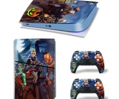 Fortnite-Halloween-Night-Rarest-PS5-Slim-Skins-Console-Controller-Games-Theme-Decals-Stickers-Best-for-PlayStation-5-Slim-Digital-Disc-Edition-Cover-Plates-Skin_064