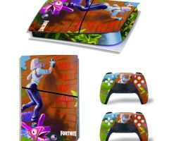 Fortnite-Make-Art-Not-War-Rarest-PS5-Slim-Skins-Console-Controller-Games-Theme-Decals-Stickers-Best-for-PlayStation-5-Slim-Digital-Disc-Edition-Cover-Plates-Skin_109