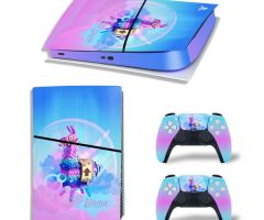 Fortnite-Pink-Blue-Llama-Rarest-PS5-Slim-Skins-Console-Controller-Games-Theme-Decals-Stickers-Best-for-PlayStation-5-Slim-Digital-Disc-Edition-Cover-Plates-Skin_070