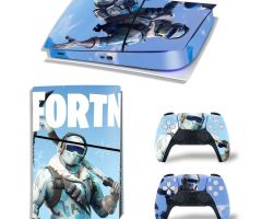 Fortnite-Snow-Camouflage-Rarest-PS5-Slim-Skins-Console-Controller-Games-Theme-Decals-Stickers-Best-for-PlayStation-5-Slim-Digital-Disc-Edition-Cover-Plates-Skin_032
