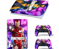 Fortnite-X-Men-VS-Iron-Man-Rarest-PS5-Slim-Skins-Console-Controller-Games-Theme-Decals-Stickers-Best-for-PlayStation-5-Slim-Digital-Disc-Edition-Cover-Plates-Skin_011