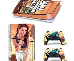 GTA-5-Five-Blowkiss-Yellow-Brown-Best-PS5-Slim-Skins-Console-Controller-Grand-Theft-Auto-6-V-VI-Decals-Stickers-for-PlayStation-5-Slim-Digital-Disc-Edition-Protective-Films_49_2