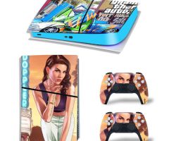 GTA-5-Sexy-Lady-And-Car-Blue-Best-PS5-Slim-Skins-Console-Controller-Grand-Theft-Auto-6-V-VI-Decals-Stickers-for-PlayStation-5-Slim-Digital-Disc-Edition-Protective-Films_39_2