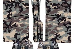 Camouflage-Grey-PlayStation-5-PS5-Slim-Console-and-Controller-Protective-Skins-Decal-Sticker-Shell-Protector
