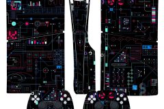 Circuit-Board-PlayStation-5-PS5-Slim-Console-and-Controller-Protective-Skins-Decal-Sticker-Shell-Protector