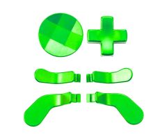 Xbox-One-Elite-2-Controller-Metal-Buttons-Replacement-D-Pad-Trigger-Paddles-Switch-Puller-Set-6-PCS-Grass-Green